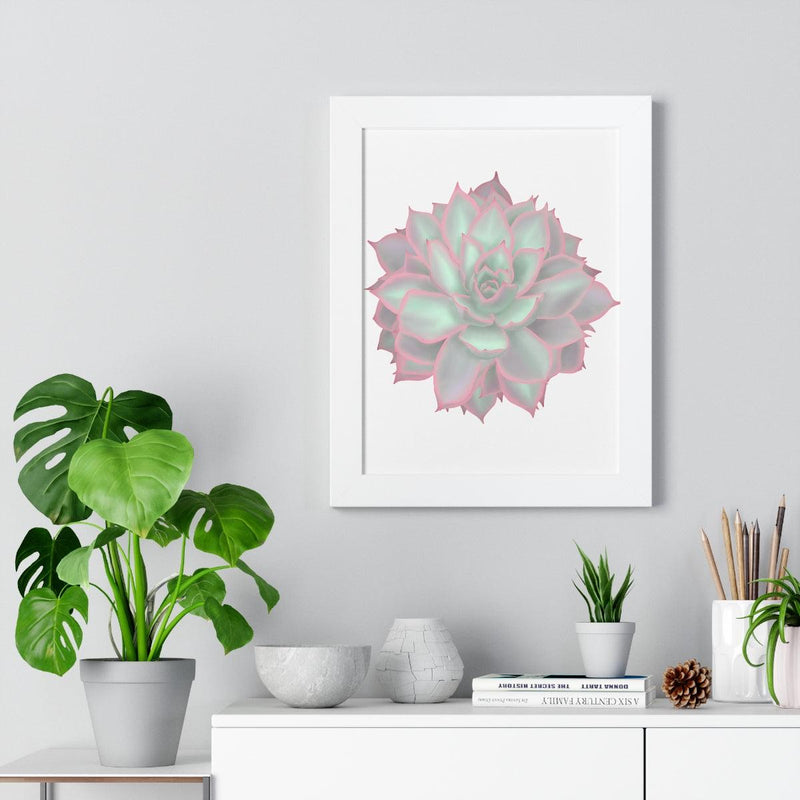 Echeveria Violet Queen Succulent Framed Print, Poster, Laura Christine Photography & Design, Framed, Home & Living, Indoor, Paper, Posters, Laura Christine Photography & Design, laurachristinedesign.com