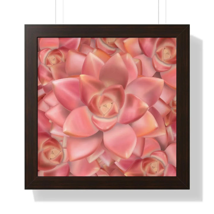 Graptosedum 'California Sunset' Succulent Framed Print, Poster, Laura Christine Photography & Design, Framed, Home & Living, Indoor, Paper, Posters, Laura Christine Photography & Design, laurachristinedesign.com