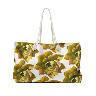 Noble Aeonium Succulent Weekender Bag
