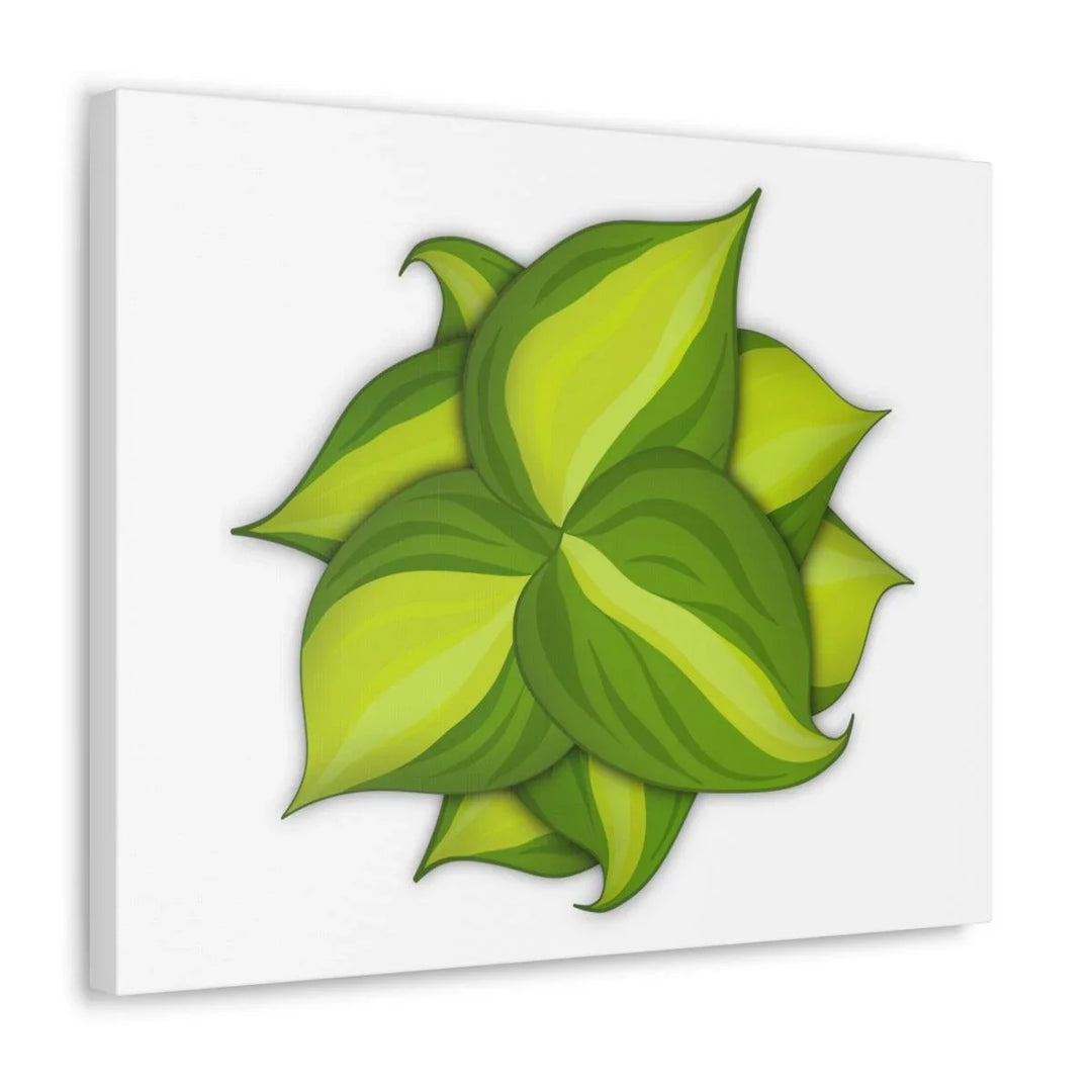 Philodendron Brasil Canvas - Botanical Canvas Art Print With Matte Finish & Durable Hanging - Laura Christine Photography & Design