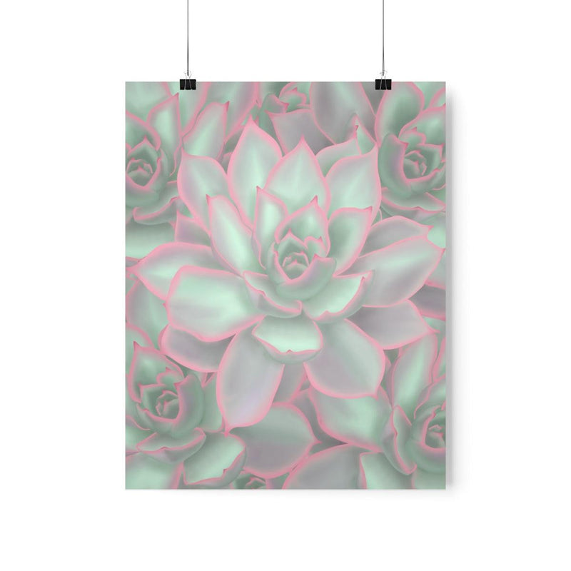 Echeveria Violet Queen Succulent Print, Poster, Laura Christine Photography & Design, Back to School, Home & Living, Indoor, Matte, Paper, Posters, Valentine&