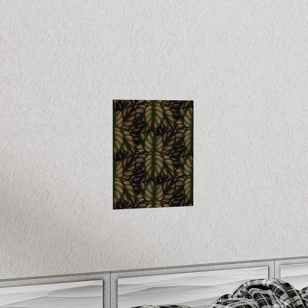 Calathea Pinstripe Print, Poster, Laura Christine Photography & Design, Back to School, Home & Living, Indoor, Matte, Paper, Posters, Valentine's Day promotion, Laura Christine Photography & Design, laurachristinedesign.com