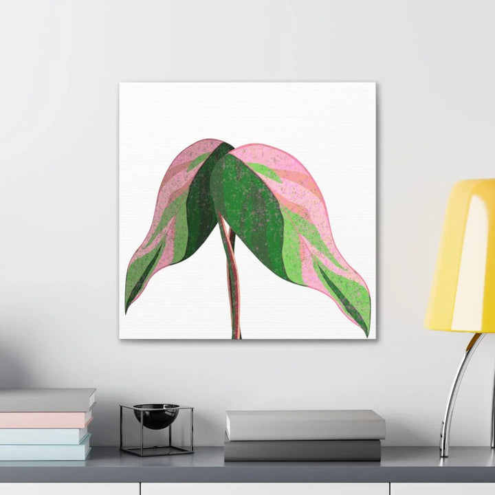 Pink Princess Philodendron Canvas, Canvas, Laura Christine Photography & Design, Art & Wall Decor, Canvas, Hanging Hardware, Home & Living, Indoor, Laura Christine Photography & Design, laurachristinedesign.com