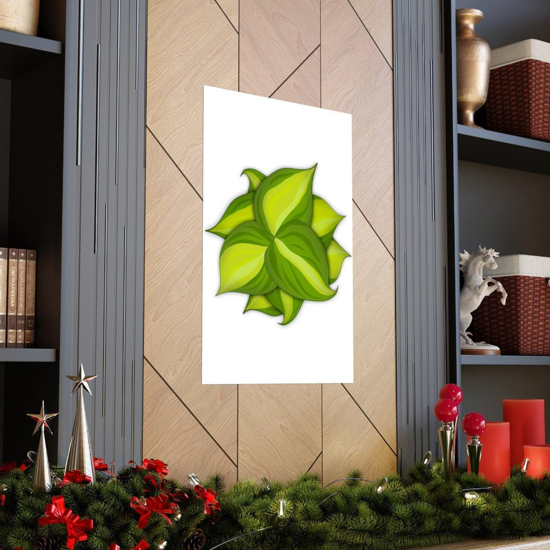 Philodendron Brasil Print – Botanical Wall Art on Museum Grade Paper Poster Unframed - Laura Christine Photography & Design